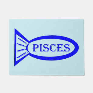 Pisces Star Sign Fish Deuren Mat