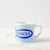 Pisces Star Sign Fish Espresso Mok (Rechts)