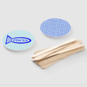 Pisces Star Sign Fish Hand Fan Handwaaier (Niet-gemonteerd)