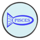 Pisces Star Sign Fish Hockey Puck (Voorkant)