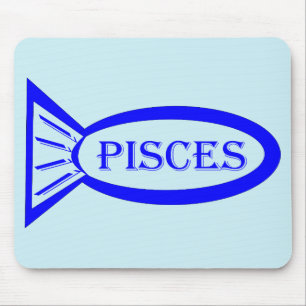 Pisces Star Sign Fish Mousepad Muismat