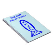 Pisces Star Sign Fish Notitieboek (Rechterzijde)