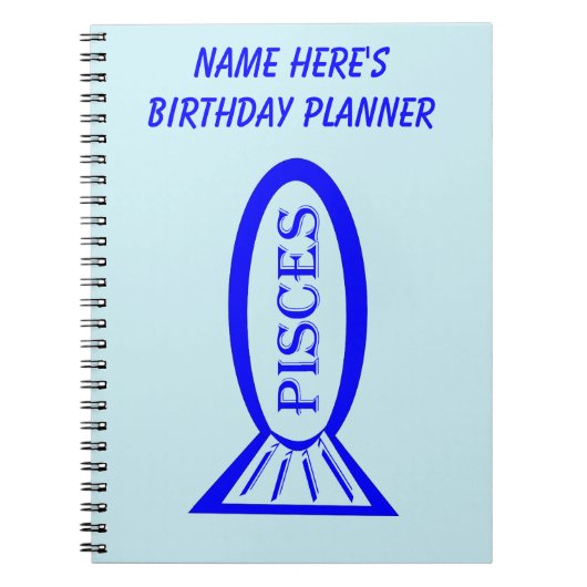 Pisces Star Sign Fish Notitieboek (Voorkant)