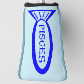 Pisces Star Sign Fish Putter Hoesje Golfheadcover (Draai 90)