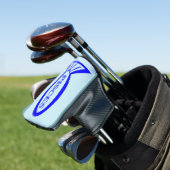 Pisces Star Sign Fish Putter Hoesje Golfheadcover (Insitu)