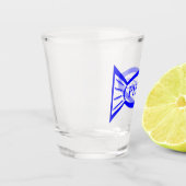 Pisces Star Sign Fish Shot Glas (Links)