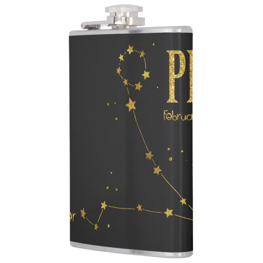 Pisces Star Sign Heupfles (Links)