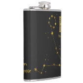 Pisces Star Sign Heupfles (Rechts)