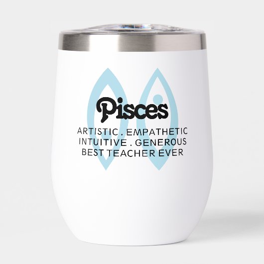 Pisces Sterrenbeeld Aangepaste Eigenschappen (Voorkant)