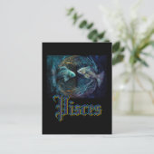 Pisces Sterrenbeeld Ansichtkaart Briefkaart (Staand voorkant)