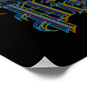 Pisces Sterrenbeeld Ansichtkaart Poster (Hoek)