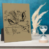 Pisces Sterrenbeeld Hevelius 1690 Decor Fotoplaat (Zijkant)