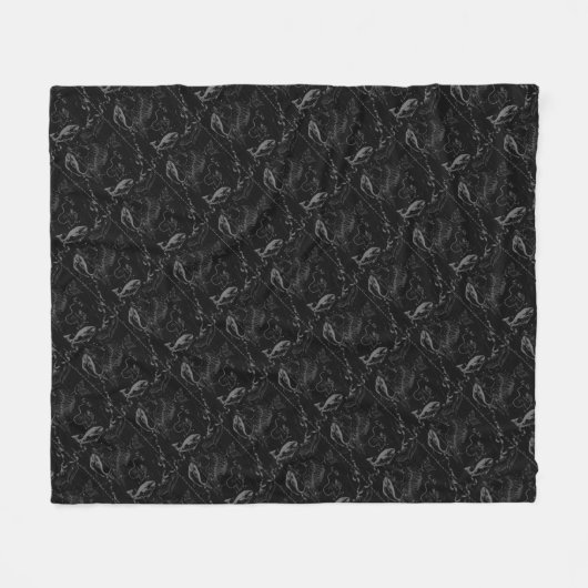 Pisces sterrenbeeld Hevelius 1690 Feb19 -Maart 20 Fleece Deken (Voorkant (Horizontaal))