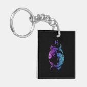 Pisces sterrenbeeld sleutelhanger (Voorkant Links)