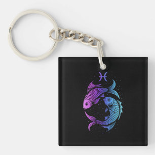 Pisces sterrenbeeld sleutelhanger
