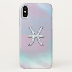 Pisces Sterrenbeeld Symbool Moederparel stijl Case-Mate iPhone Case