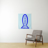 Pisces Sterrenbeeld Vis Tapijt Wandkleed (In situ)