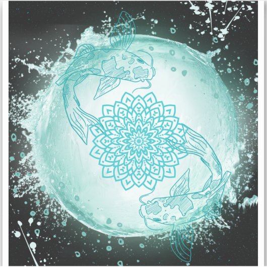 Pisces Sticker (Voorkant)