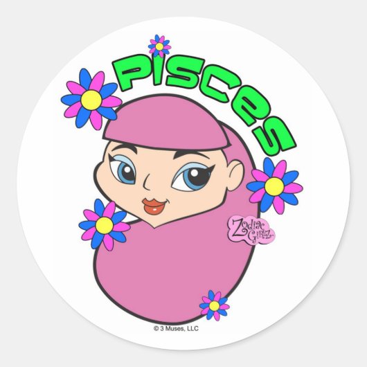 Pisces Stickers (Voorkant)