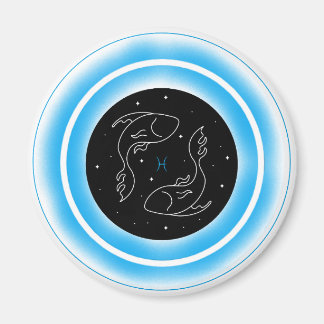 Pisces Symbool – Minimaal Astrologie Embleem Magneet