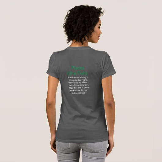 Pisces T-Shirt (Achterkant volledig)