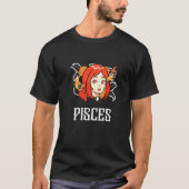 Pisces Tarot Zodiac Sign Pastel Gothic Horoscope O T-shirt (Voorkant)