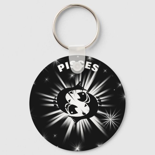 Pisces-teken Sleutelhanger (Voorkant)