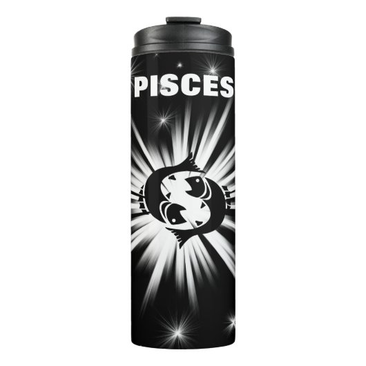 Pisces-teken Thermosbeker (Voorkant)