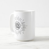 Pisces the Fish February birthday March zodiac sun Koffiemok (Voorkant links)