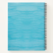 Pisces The Fish Water Zodiablue Notitieboek (Achterkant)