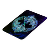pisces the fish zodiac magnet magneet (Linkerzijde)
