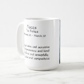 Pisces - The Fishing - with Traits - Beverage Mok (Voorkant links)