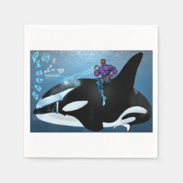 Pisces Thema verjaardagsfeestje gunst Papieren ser Servet