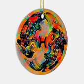 Pisces Tijuana Keramisch Ornament (Rechts)