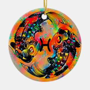 Pisces Tijuana Keramisch Ornament