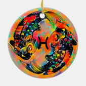 Pisces Tijuana Keramisch Ornament (Achterkant)