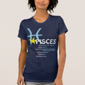 Pisces Traits Dames T-Shirt (Voorkant)