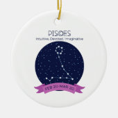 Pisces Traits Keramisch Ornament (Voorkant)