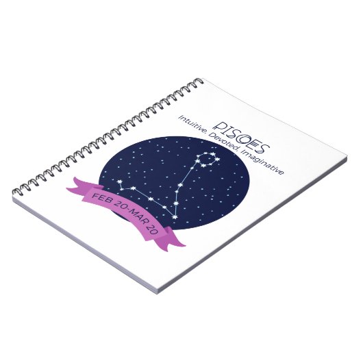 Pisces Traits Notitieboek (Linkerzijde)