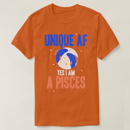 Pisces Uniek T-shirt (Design voorkant)