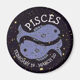 Pisces van Horoscope Zodiac Astrology Sign Magneet