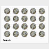 Pisces Venice Ronde Sticker (Vel)