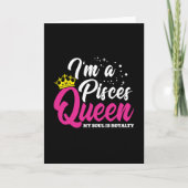 Pisces Verjaardags Koningin Astrologie Februari Ma Kaart (Voorkant)