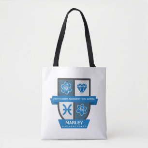 Pisces Verjaardagswapen™ voor 1-20 maart Tote Bag