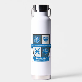Pisces Verjaardagswapen™ voor 1-20 maart Waterfles