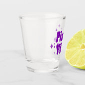 Pisces Vibes Zodiac Astrology Paars Stars Shot Glas (Links)