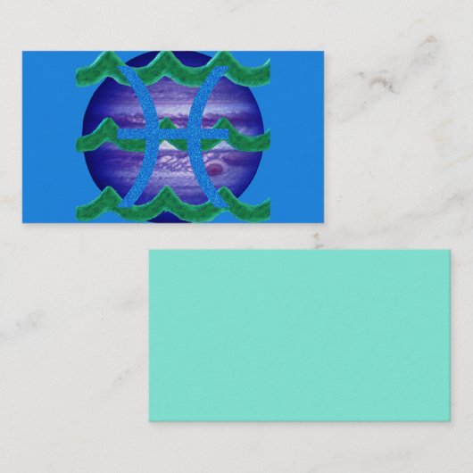 Pisces Visitekaartje (Voorkant / Achterkant)