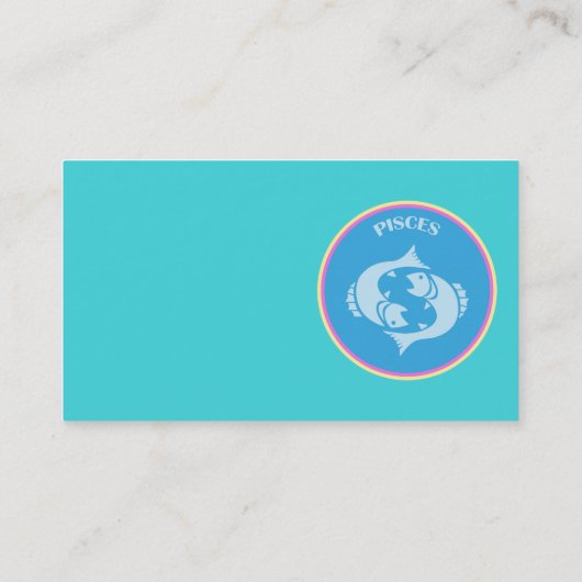 Pisces Visitekaartje (Achterkant)