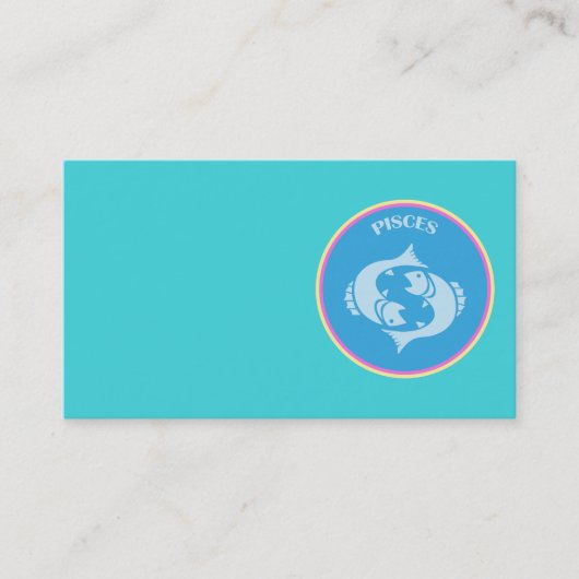 Pisces Visitekaartje (Voorkant)