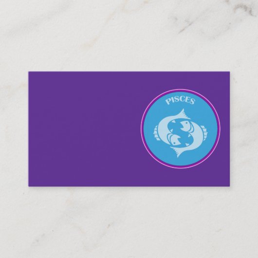 Pisces Visitekaartje (Voorkant)
